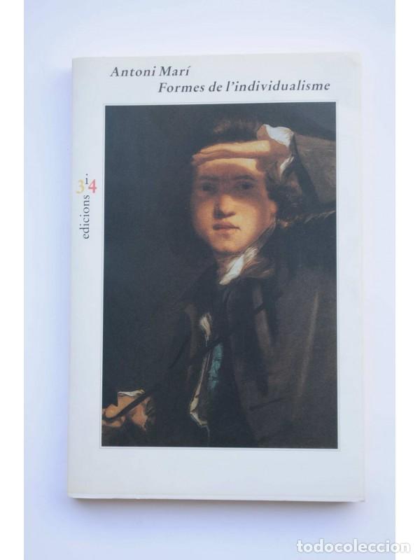 Libros de segunda mano: Formes dindividualisme - MAR&Iacute;, Antoni - Foto 1