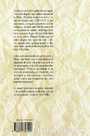 Libros de segunda mano: LA IMITACI&Oacute; DE CRIST - De Kempis,Tom&agrave;s - Foto 1