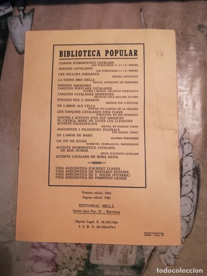 Libros de segunda mano: Acudits catalans de bona mena - 1982 - en catal&agrave; - Foto 2