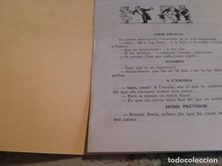 Libros de segunda mano: Acudits catalans de bona mena - 1982 - en catal&agrave; - Foto 3