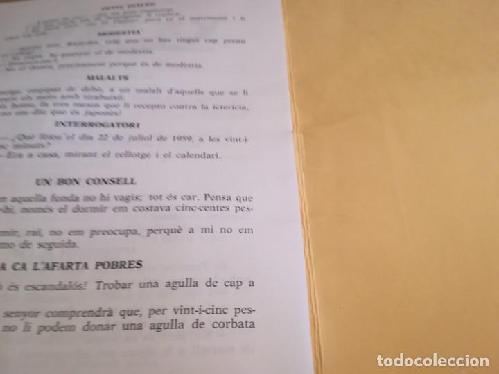 Libros de segunda mano: Acudits catalans de bona mena - 1982 - en catal&agrave; - Foto 4