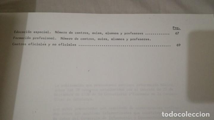 Libros de segunda mano: DATOS BASICOS DE LAS COMARCAS CATALANAS-VARIABLES DEMOGRAFICAS-EMPLEO-INVERSIONES INDUSTRIALES-HOSPI - Foto 5