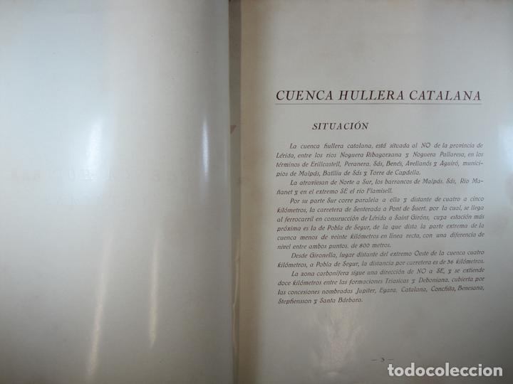 Libros de segunda mano: CUENCA HULLERA CATALANA - . - Foto 3