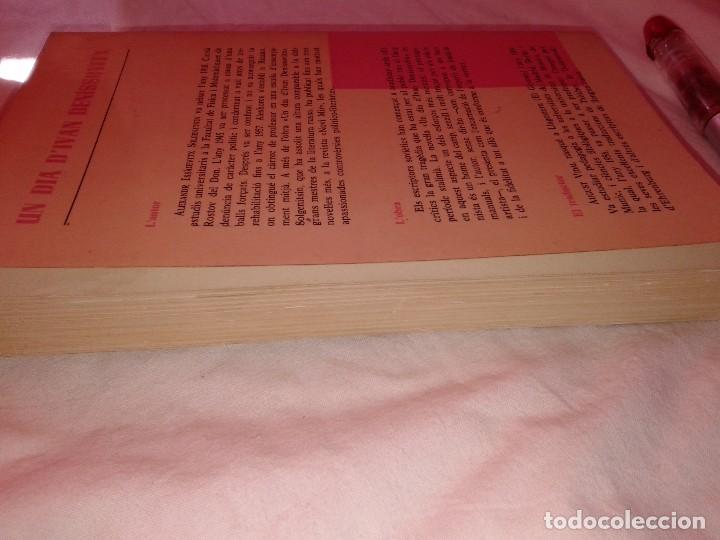 Libros de segunda mano: UN DIA D&acute;IVAN DENISSOVITX, A. SOLGENITSIN,1964, EN CATALAN - Foto 4