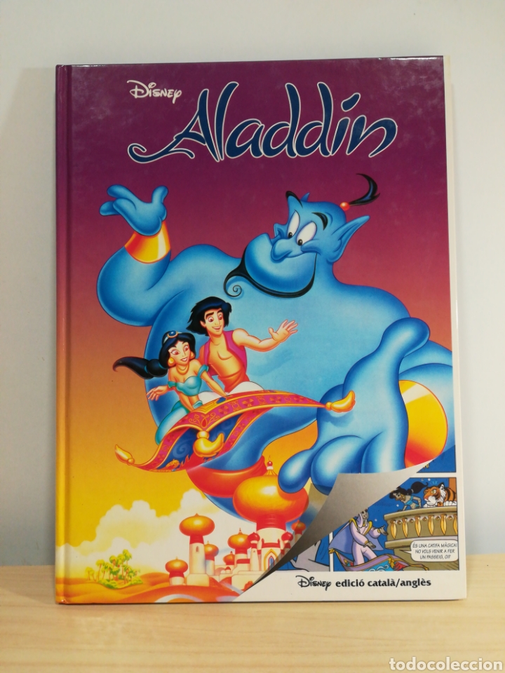 Libros de segunda mano: ALADD&Iacute;N - DISNEY - CATAL&Agrave;/ANGL&Eacute;S - EDICIONS BEASCOA 1996 - Foto 1