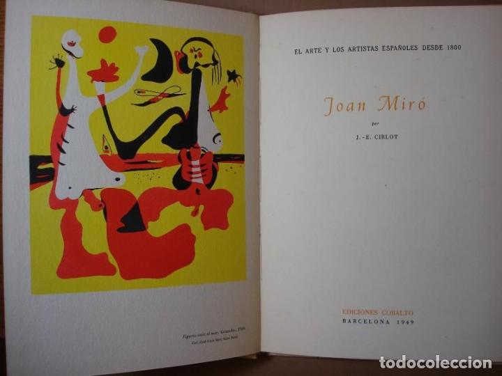 Libros de segunda mano: (Mir&oacute;) Cirlot, J.-E. - JOAN MIR&Oacute;. - Foto 2