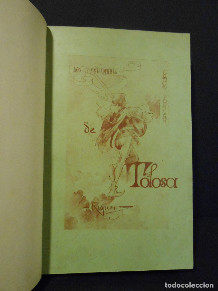 Libros de segunda mano: RIQUER, A.- - Los estudiants de Tolosa. - Foto 1