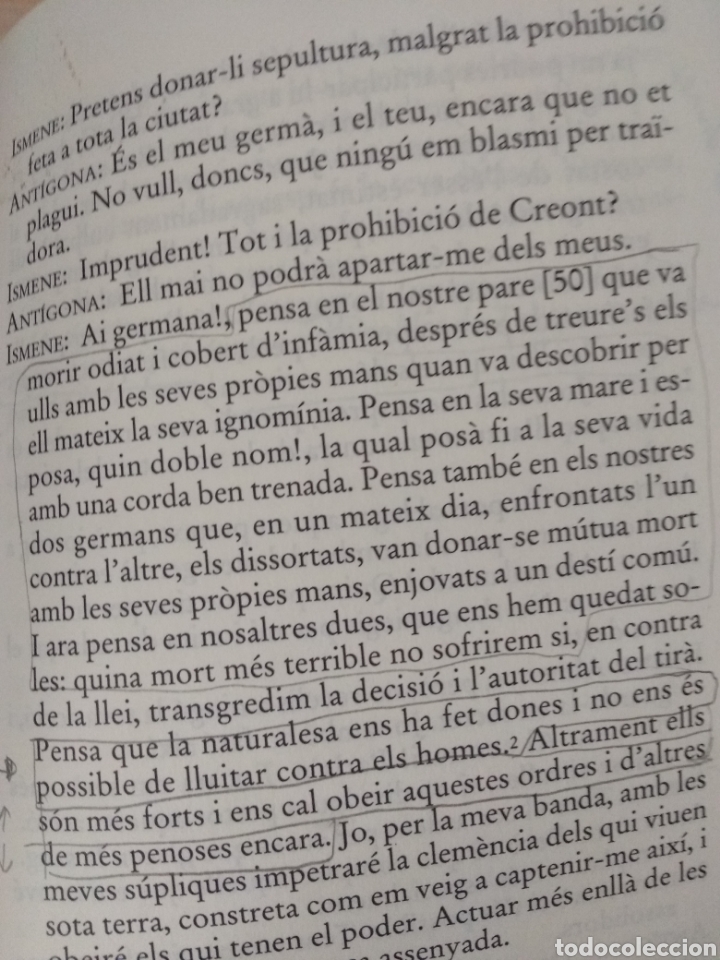 Libros de segunda mano: S&ograve;focoles. Ant&iacute;fona. Catal&aacute;n - Foto 5