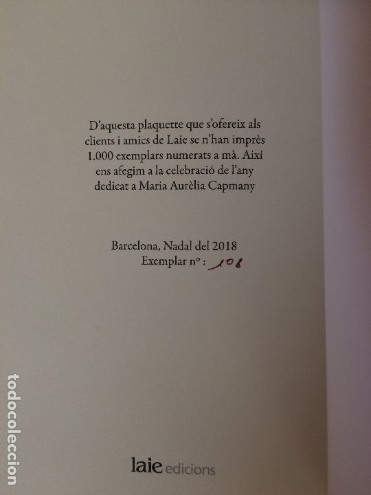 Libros de segunda mano: Pedra de toc &ndash; Maria Aurelia Capmany (en catal&aacute;n) - Foto 3