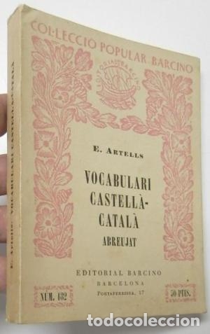 Gebrauchte B&uuml;cher: VOCABULARI CASTELL&Agrave;-CATAL&Agrave; ABREUJAT - Artells,E.