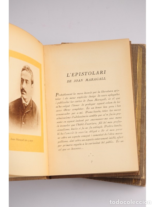Libros de segunda mano: Epistolari - MARAGALL, Joan - Foto 3