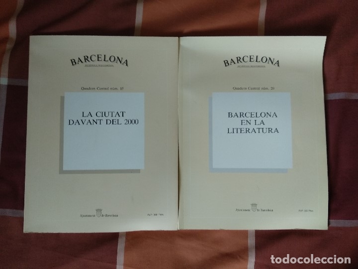 Libros de segunda mano: Lote 2 libros sobre la ciudad de Barcelona