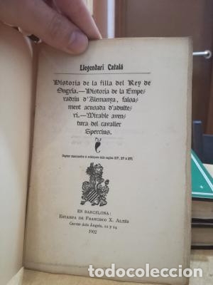 Libri di seconda mano: LLegendari Catal&aacute;: Historia de la filla del Rey de Ongria; Historia de la Emperadriu d'Alemnaya, fal