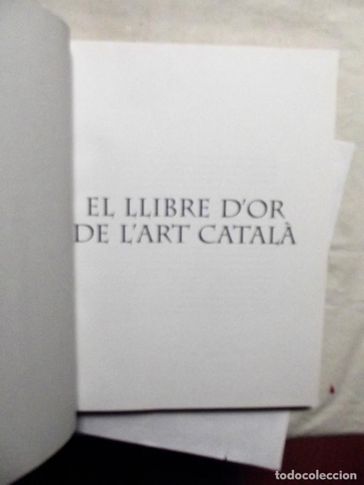 Libros de segunda mano: EL LLIBRE D&acute;OR DE L&acute;ART CATALA - Foto 2