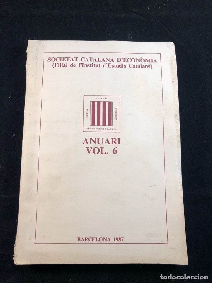 Gebrauchte B&uuml;cher: Societat Catalana d&rsquo;economia anuari vol.6