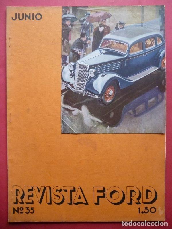 Libros de segunda mano: Revista Ford. N&ordm; 35. Junio 1935. - - Foto 1