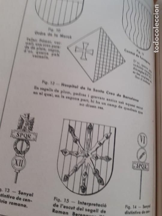 Libros de segunda mano: Libro origen de l escut catala 1962 - Foto 2