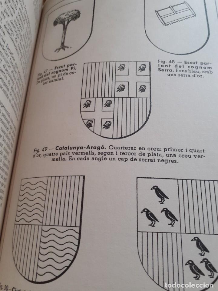Libros de segunda mano: Libro origen de l escut catala 1962 - Foto 3