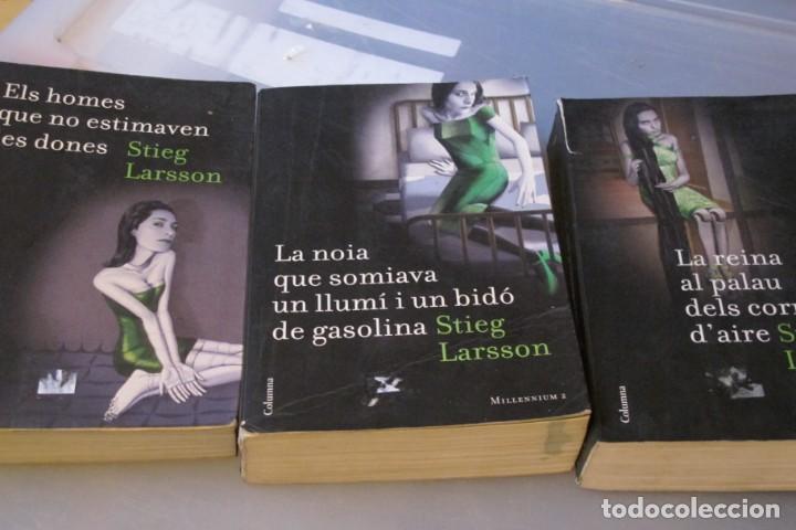 Libros de segunda mano: MILLENNIUM. MILENIUM .TRIOLOGIA CATALA. CATALAN. STIEG LARSSON - Foto 1