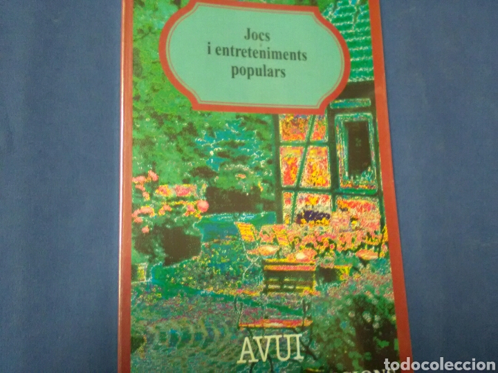 Libros de segunda mano: JOCS I ENTRETENIMENTS POPULARS .AVUI - Foto 1