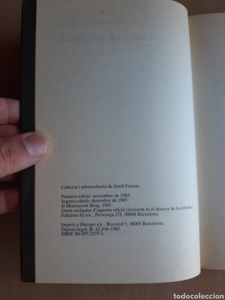 Libros de segunda mano: Lagulla daurada. Montserrat Roig. - Foto 2