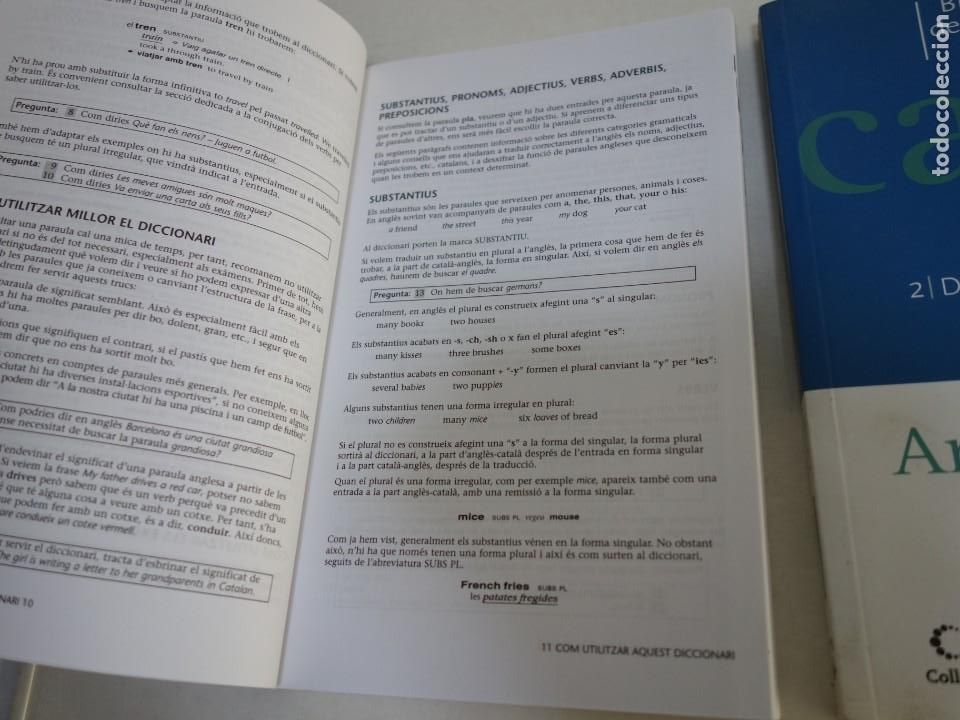 Libros de segunda mano: 2 LLIBRES. DICCIONARI ESSENCIALS. CATAL&Agrave;- ANGL&Egrave;S I . ANGL&Egrave;S -CATAL&Agrave;. - Foto 3