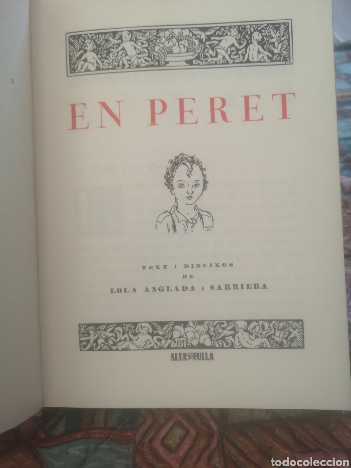 Libros de segunda mano: Libro en Catal&aacute;n - En Peret. Lola Anglada i Sarriera - Foto 2