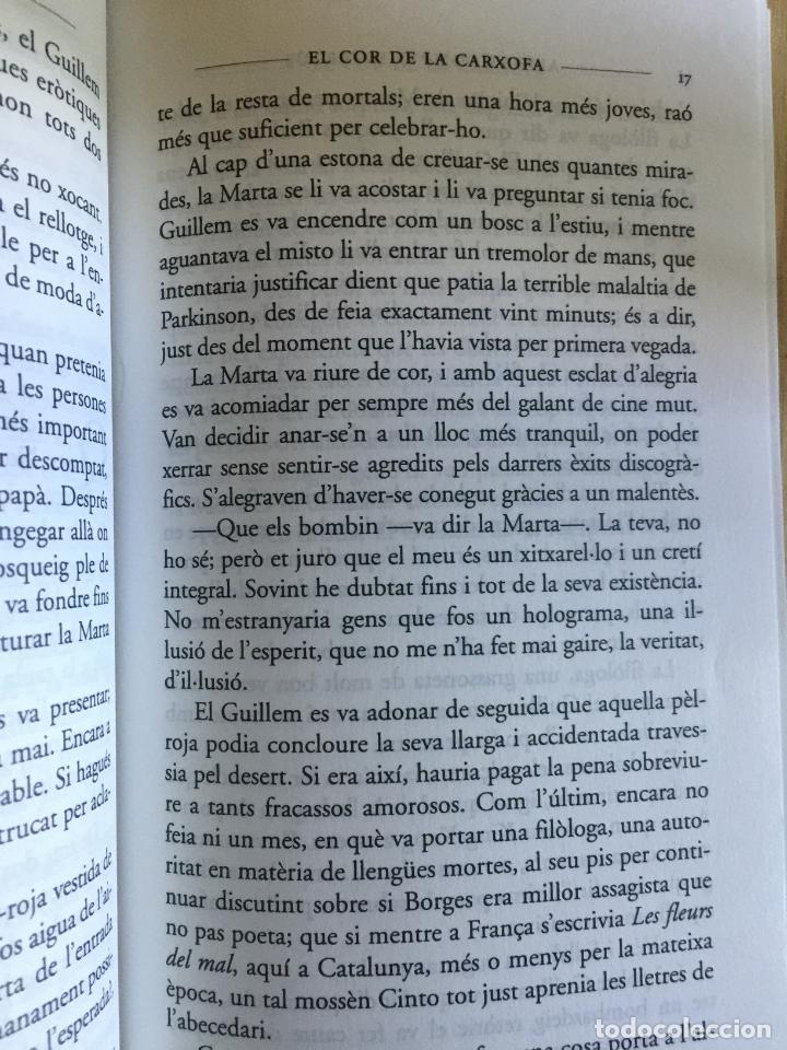 Libros de segunda mano: El cor de la carxofa - Albert Compte - Foto 3