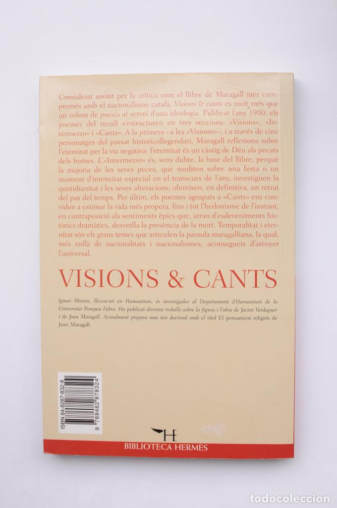 Libros de segunda mano: Visions & Cants - MARAGALL, Joan - Foto 3