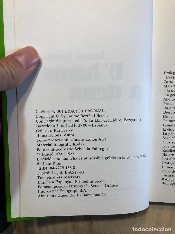 Libros de segunda mano: Dhome a dona - Jaume Borr&agrave;s - Foto 5