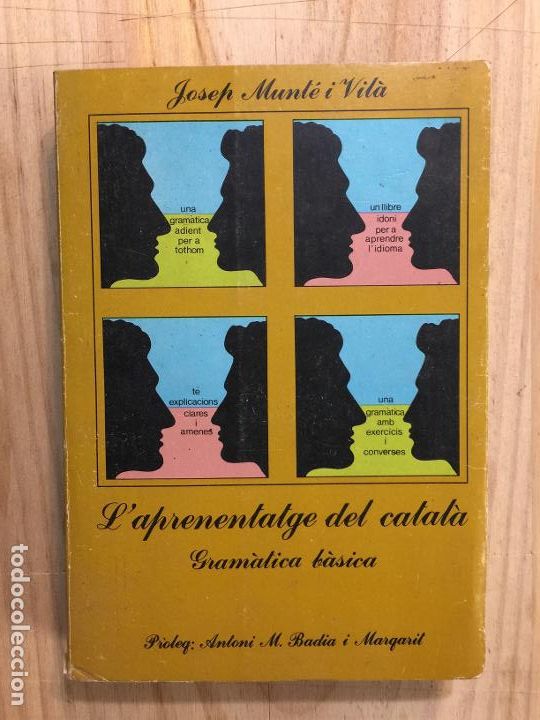 Libros de segunda mano: Laprenentatge del Catal&agrave;. Gram&agrave;tica B&agrave;sica - Josep Munt&eacute; - Foto 1