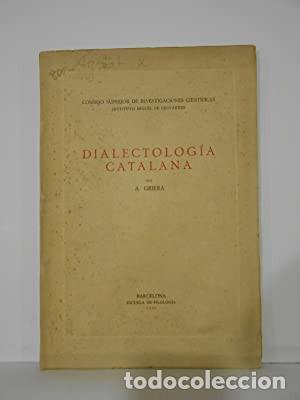 Libros de segunda mano: GRIERA, A.- - Dialectologia Catalana. - Foto 1