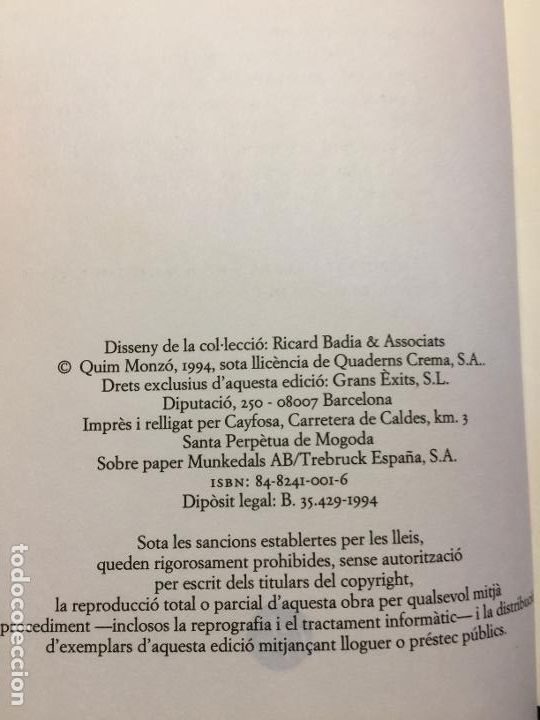 Libros de segunda mano: Lilla de maians - Quim Monz&oacute; - Foto 5