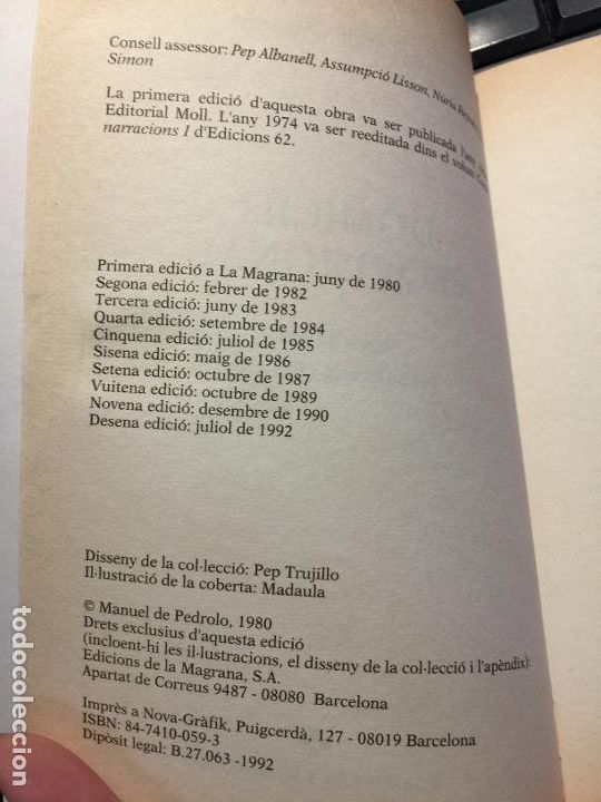 Libros de segunda mano: Domicili provisional - Manuel de Pedrolo - Foto 5