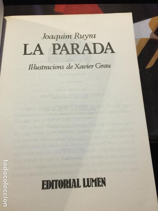 Libros de segunda mano: La parada - Joaquim Ruyra - Foto 3