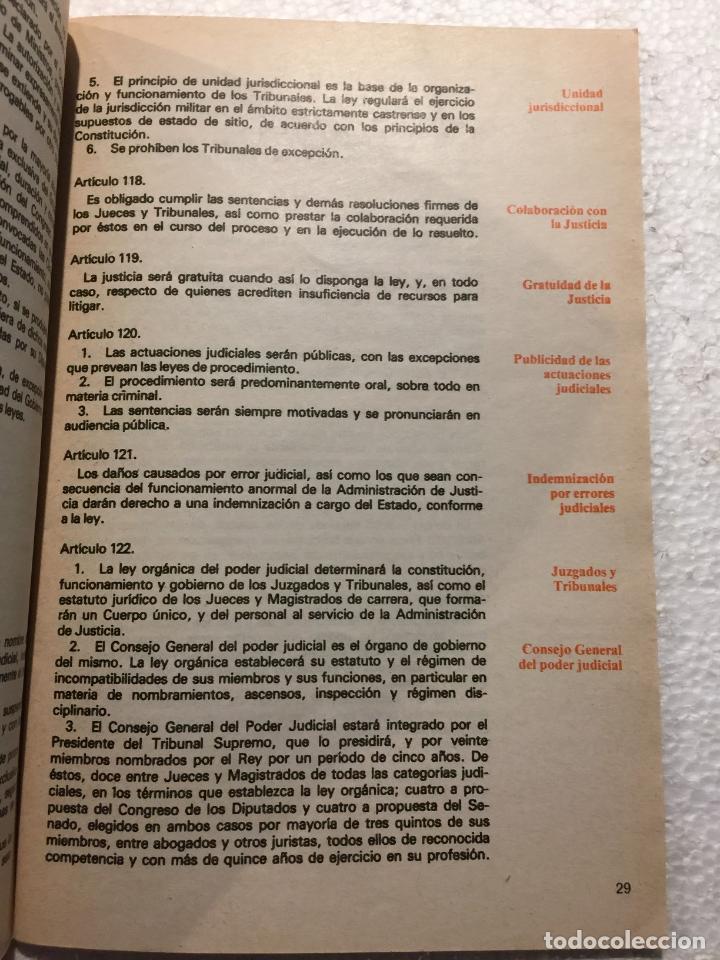 Libros de segunda mano: Constitucion espa&ntilde;olas - Foto 3