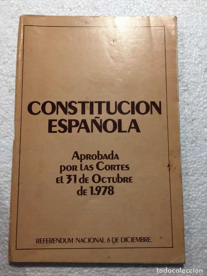 Libros de segunda mano: Constitucion espa&ntilde;olas - Foto 1