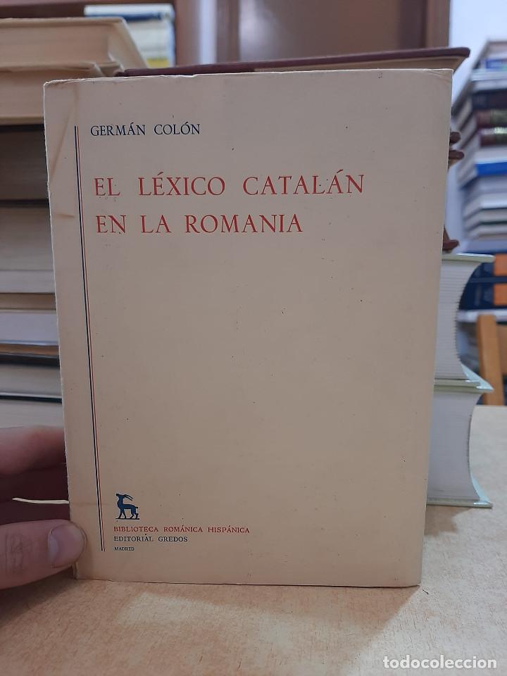 Libros de segunda mano: EL L&Eacute;XICO CATAL&Aacute;N EN LA ROMANIA. - COL&Oacute;N, GERM&Aacute;N. - Foto 1