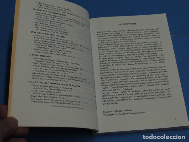Libros de segunda mano: PARLEN LES DONES.- MARTA CLOS - Foto 5