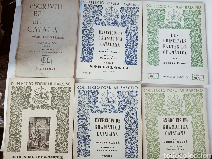 Libros de segunda mano: LOTE 11 LIBROS GRAM&Aacute;TICA CATALANA - Foto 1