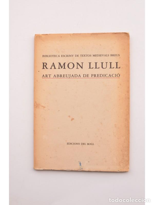 Libros de segunda mano: Art abreujada de predicaci&oacute; - LLULL, Ramon - Foto 1