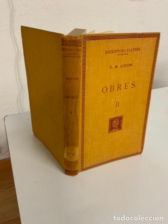 Libros de segunda mano: Libro OBRES II. En Catal&agrave;. De D. M. AUSONI. - Foto 6