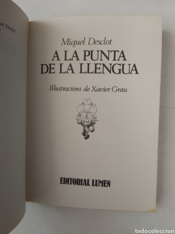 Libros de segunda mano: A LA PUNTA DE LA LLENGUA/MIQUEL DESDOT - Foto 4
