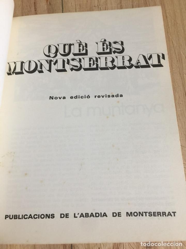 Libros de segunda mano: Qu&egrave; &eacute;s Montserrat - Foto 4
