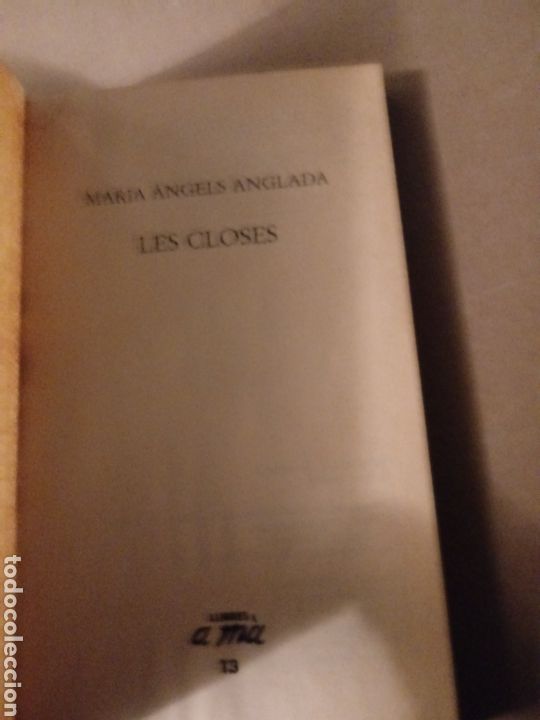 Libros de segunda mano: Les Closes de Maria Angels Anglada - Foto 2