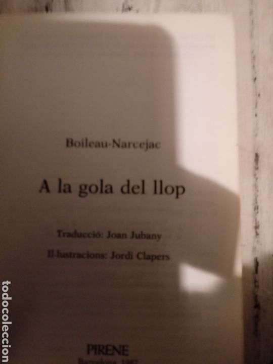 Libros de segunda mano: A la gola del Llop de Boileau Narcejac. - Foto 4