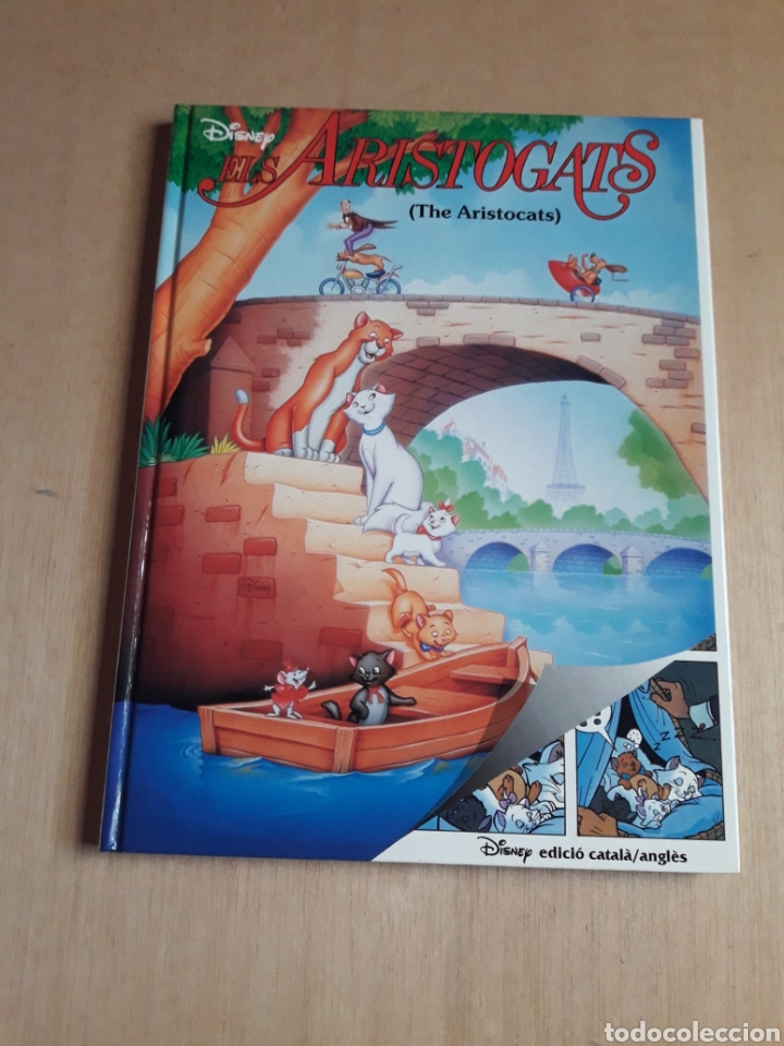 Libros de segunda mano: Els aristogats Disney edici&oacute; catal&agrave; angl&egrave;s - Foto 1