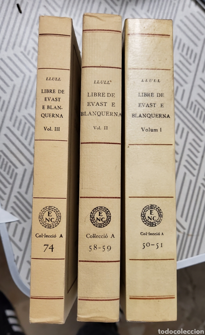 Libros de segunda mano: Libre de Evast e Blanquerna. Volum I, II e III - Llull, Ramon - Foto 2