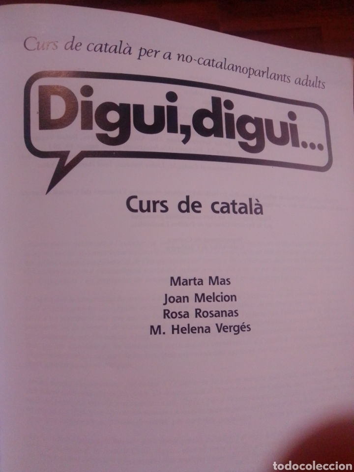 Libros de segunda mano: Digui digui Curs de catal&agrave; - Foto 5