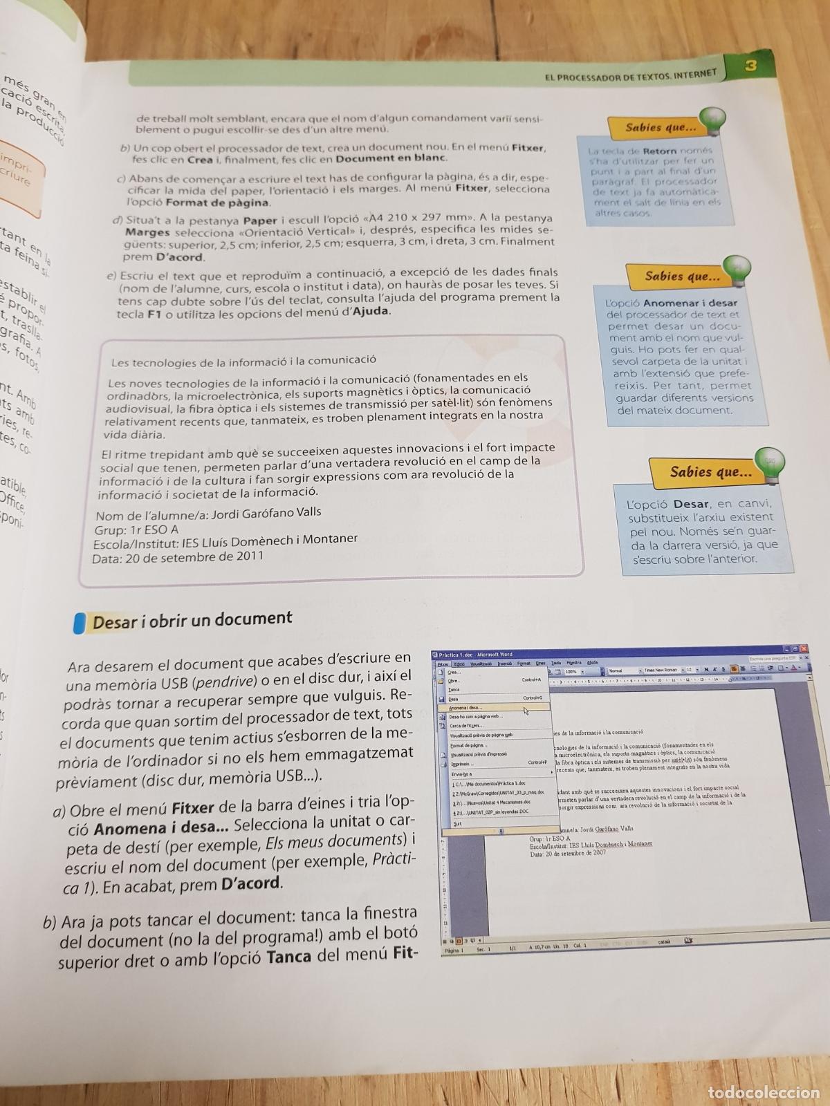 Libros de segunda mano: Tecnologia 1 - VVAA - Foto 4